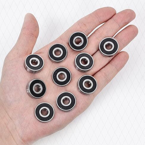 10PCS R4A-2RS Miniature Deep Groove Ball Bearings,0.25"x0.75"x0.2812" in Kuwait