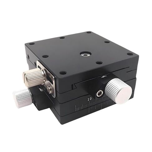 XYZ Axis Dovetail Groove Fine Adjustment Slide Table LWFD40 Manual Displacement Lifting Platform 1Pcs(LWFV60-L Z轴) in Kuwait