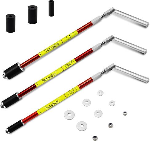 Plumbing Plug Tool Kit, Water Stopper for Pipes 1/2", 3/4", 1" for Professional Plumbing Repair Tools, No Draining Needed Fast Leak Repair. With Replacement Gaskets Nuts and EPDM seals in Kuwait