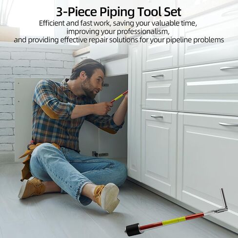Plumbing Plug Tool Kit, Water Stopper for Pipes 1/2", 3/4", 1" for Professional Plumbing Repair Tools, No Draining Needed Fast Leak Repair. With Replacement Gaskets Nuts and EPDM seals in Kuwait