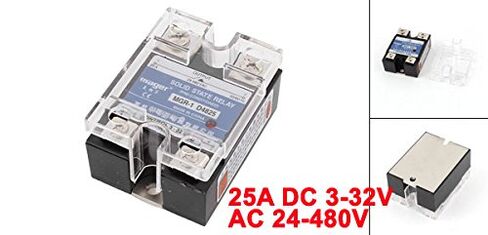 MGR-1 D4825 Single Phase Solid State Relay SSR 25A DC 3-32V AC 24-480V in Kuwait