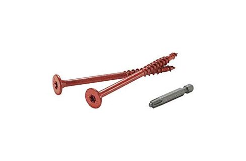 FastenMaster Flatlok No. 14 x 4-1/2 in. L #40 Torx ttap Flat Head Epoxy Carbon Steel Wood Screws in Kuwait