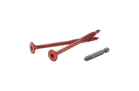 FastenMaster Flatlok No. 14 x 4-1/2 in. L #40 Torx ttap Flat Head Epoxy Carbon Steel Wood Screws in Kuwait