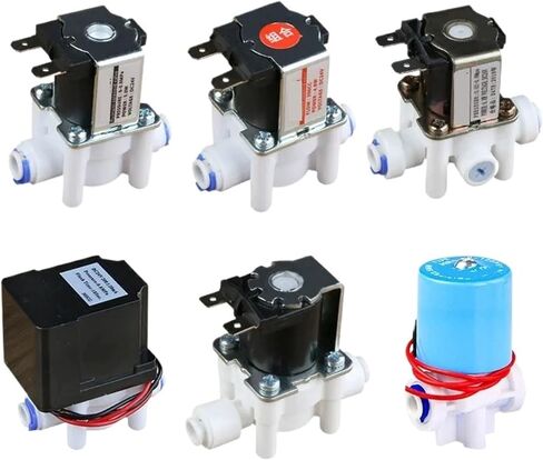 Food Grade 12V 24V 1/4 & 3/8 Port Plastic Water Solenoid Valve 1200CC Wastewater Valve(Yellow) in Kuwait