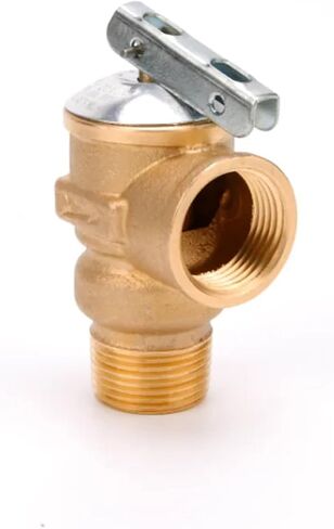 NPT Thread 3/4" Brass Pressure Relief Valve 150PSI Water Heater Safety in Kuwait
