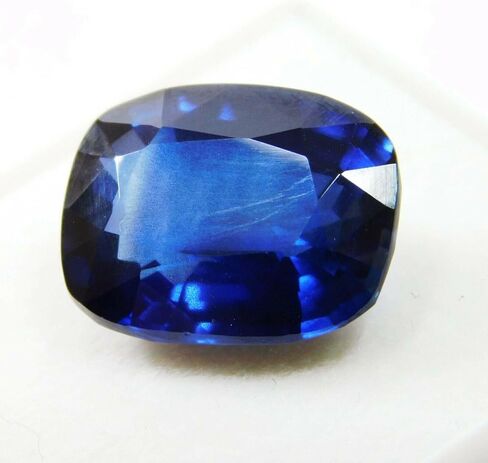 Cushion Cut Blue Sapphire 10.52 Ct Natural Loose Gemstone CERTIFIED Ring Size in Kuwait