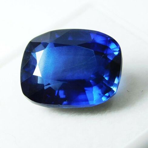 Cushion Cut Blue Sapphire 10.52 Ct Natural Loose Gemstone CERTIFIED Ring Size in Kuwait