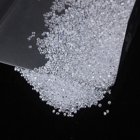 Certified Excellent Round Cut VVS1 D Color 2.50 MM 17 PCS Moissanite Gemstone-W in Kuwait