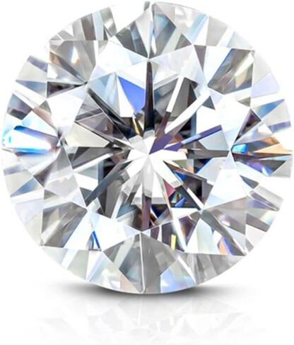 Certified Excellent Round Cut VVS1 D Color 2.50 MM 17 PCS Moissanite Gemstone-W in Kuwait