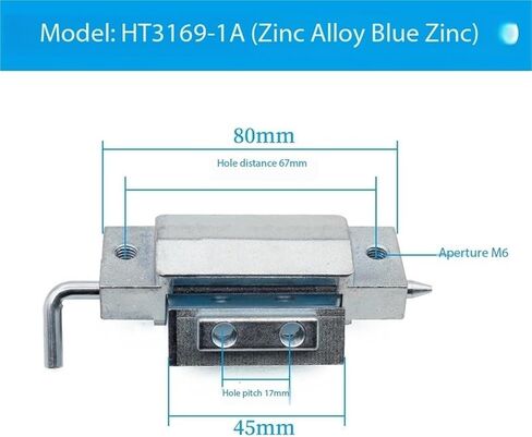 Hardware Concealed Stainless Steel Hinge HT3169 1Pcs in Kuwait