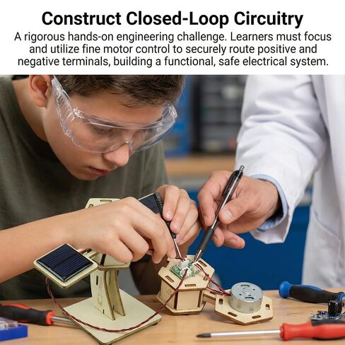 DIY Solar Power Satellite Model Kit, Alternative Energy & Space Science Building Project, Science Classroom Must Haves & Homeschool Teaching Supplies in Kuwait