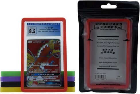 CGC Slab Guard 5pk Multi-Color for Standard Graded CGC Slabs | Exact Fit Snap Tight Protection | Shock Absorption | Matte Finish (Multi-Color) in Kuwait