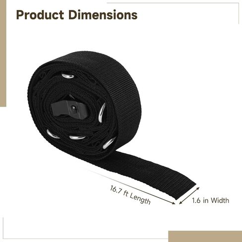 Door Anchor Strap for Resistance Bands, Multi-Point Door Exercise Anchor, Portable Anchor Gym Attachment with 5 Fixed Loops, Heavy Duty Home Gym Workout Equipment in Kuwait