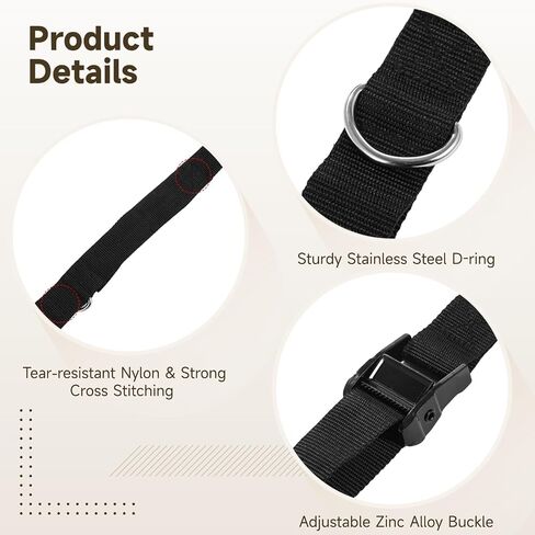 Door Anchor Strap for Resistance Bands, Multi-Point Door Exercise Anchor, Portable Anchor Gym Attachment with 5 Fixed Loops, Heavy Duty Home Gym Workout Equipment in Kuwait