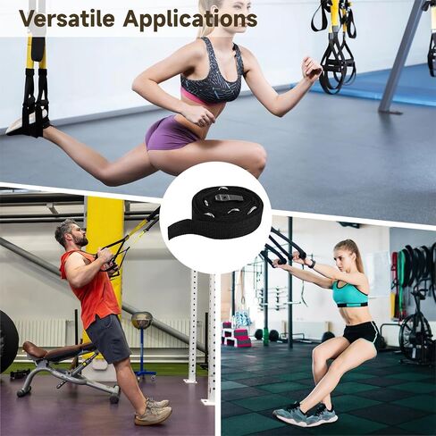 Door Anchor Strap for Resistance Bands, Multi-Point Door Exercise Anchor, Portable Anchor Gym Attachment with 5 Fixed Loops, Heavy Duty Home Gym Workout Equipment in Kuwait