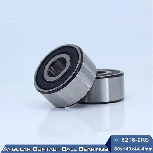 Angular Contact Bearings 5216 2RS Deep Groove Ball Bearing Axial Double Row 5216RS 3216 3056216 80 X 140 44.4 mm in Kuwait