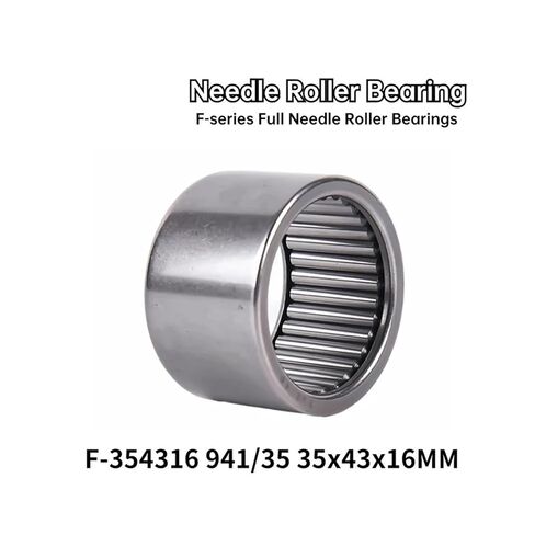 2PCS F-354316 941/35 35x43x16 mm F-Series Full Needle Roller Bearing Without Inner Ring in Kuwait