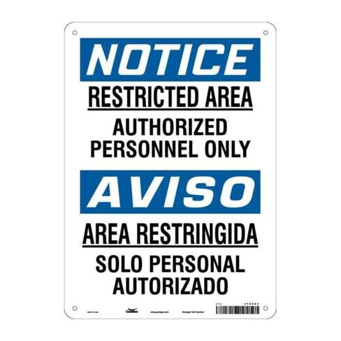 Safety Sign,10" W,14" H,0.004" Thickness in Kuwait