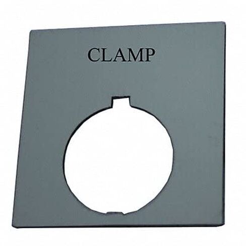 Legend Plate,Square,Clamp,Black in Kuwait