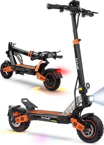 Electric Scooter for Adults, 1000W Motor, Up to 31 MPH Top Speed & 38 Miles Range, Dual Suspension, 10" All-Terrain Tires, Turn Signals, Foldable E Scooter with Dual Brakes & LCD Display in Kuwait