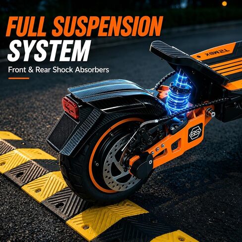 Electric Scooter for Adults, 1000W Motor, Up to 31 MPH Top Speed & 38 Miles Range, Dual Suspension, 10" All-Terrain Tires, Turn Signals, Foldable E Scooter with Dual Brakes & LCD Display in Kuwait