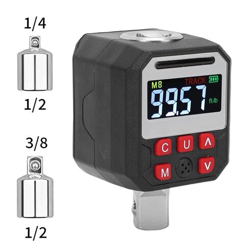1/2 Drive Digital Torque Adapter, Steel Material, 17-340N.m Torque with Alert System for Automotive and Industrial Use in Kuwait