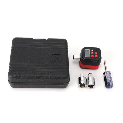 Digital Torque Wrench Adapter, Precise ±1% Clockwise Accuracy 1/4 3/8 Adapters Electronic Torque Wrench Converter Meter Set with 6 Preset Values Buzzer LED Alarm 4 Units (6.8-135Nm) in Kuwait