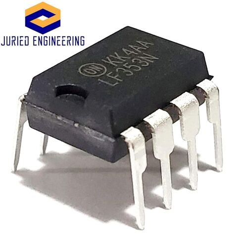 LF353N LF353 2-قناة عرض النطاق الترددي العريض JFET مضخم تشغيلي للمدخل Op Amp صديق للوحة التجارب IC DIP-8 (قطعة واحدة) in Kuwait