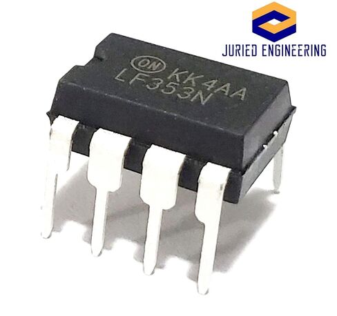 LF353N LF353 2-قناة عرض النطاق الترددي العريض JFET مضخم تشغيلي للمدخل Op Amp صديق للوحة التجارب IC DIP-8 (قطعة واحدة) in Kuwait