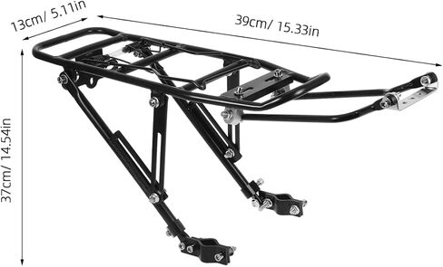 BESPORTBLE Professional Aluminum Alloy Rear Bike Rack Multi-Function Carrier Back Rack Lightweight Durable Bicycle Tail Luggage for Folding and Mountain Bikes in Kuwait
