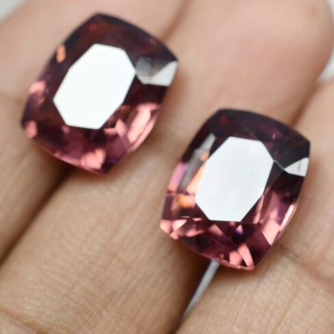 8 to 10 Ct Each Natural Padparadscha Sapphire Cushion CERTIFIED Loose Gemstone in Kuwait