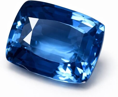 CERTIFIED Sri Lankan Natural Blue Sapphire Cushion Cut 8.45 Ct Loose Gemstone in Kuwait