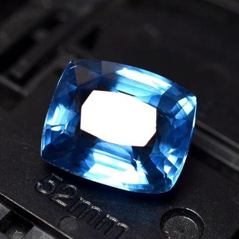 CERTIFIED Sri Lankan Natural Blue Sapphire Cushion Cut 8.45 Ct Loose Gemstone in Kuwait