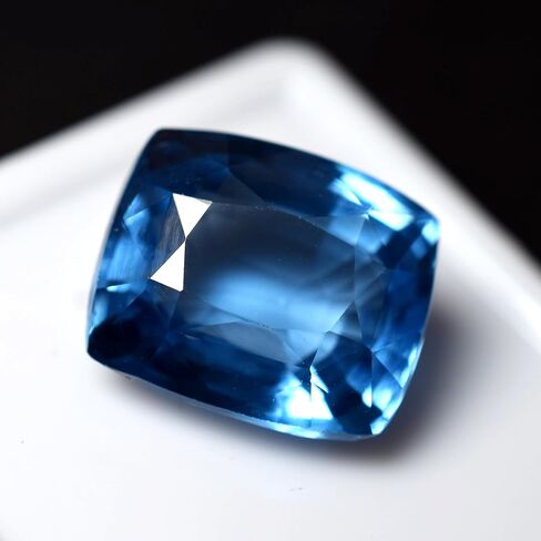 CERTIFIED Sri Lankan Natural Blue Sapphire Cushion Cut 8.45 Ct Loose Gemstone in Kuwait