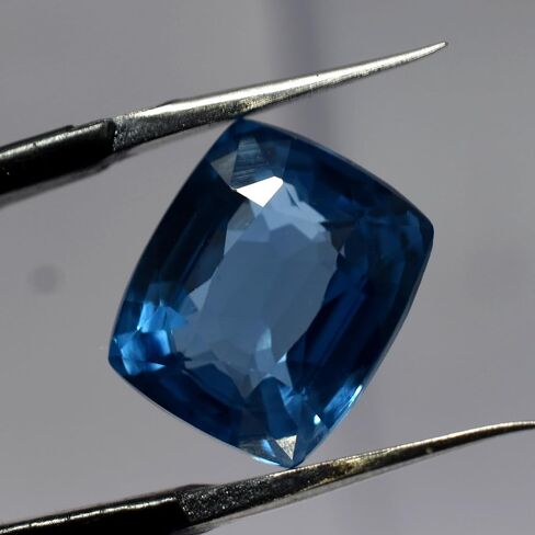 CERTIFIED Sri Lankan Natural Blue Sapphire Cushion Cut 8.45 Ct Loose Gemstone in Kuwait