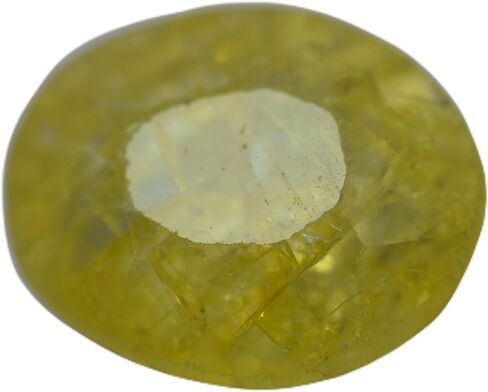 Oval Cut CERTIFIED Natural 7 Ct Yellow Ceylon Sapphire ring Size Loose Gemstone in Kuwait