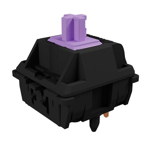 Gateron Oil King Switch Series, Pre-Lubed Mechanical Keyboard Switches, Linear Silent/Tactile Silent/Heavy Tactile, 5-Pin MX Structure for Custom Mechanical Keyboard (110, Purple(Tactile Silent)) in Kuwait