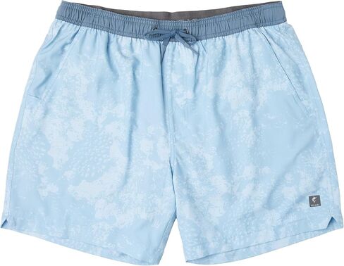 PELAGIC Leiday Elastic Waist Lined Shorts 17" in Kuwait