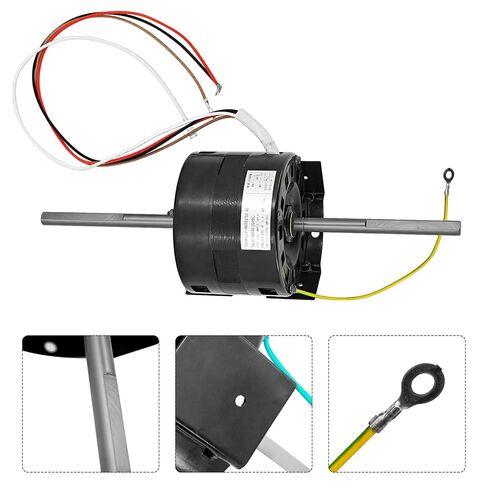 6757B311 1/4HP 115V 1625RPM 2-Speed ​​RV مكيف الهواء استبدال مجموعة المحرك لكولمان 6757B311، RV Ac Fan Motor يناسب القرن البديل لـ AO Smith ORV4538 42 إطار in Kuwait