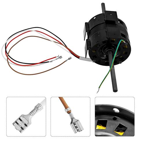 6757B311 1/4HP 115V 1625RPM 2-Speed ​​RV مكيف الهواء استبدال مجموعة المحرك لكولمان 6757B311، RV Ac Fan Motor يناسب القرن البديل لـ AO Smith ORV4538 42 إطار in Kuwait
