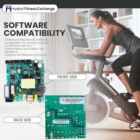 H.F Fitness Exchange ECA Motor Control Board Controller Motherboard 402796 | Easy Installation Replacement Part for Exercise Bikes | MFR - PB-PPI-485-48W Compatible with Nordic Track NTEX021170 in Kuwait