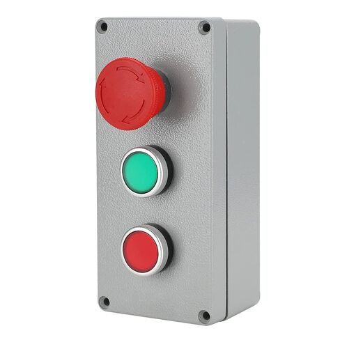 صندوق التبديل، صندوق التبديل سبائك الألومنيوم 3 زر التحكم في التشغيل صندوق IP66 مقاوم للغبار مقاوم للماء 175 × 80 × 55 (175 * 80 * 55) in Kuwait