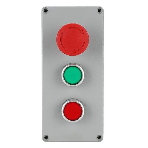 صندوق التبديل، صندوق التبديل سبائك الألومنيوم 3 زر التحكم في التشغيل صندوق IP66 مقاوم للغبار مقاوم للماء 175 × 80 × 55 (175 * 80 * 55) in Kuwait