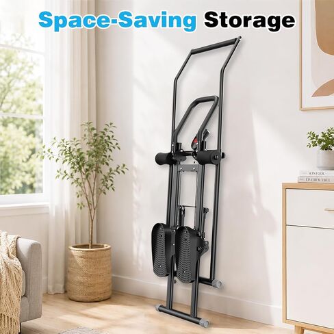 Stair Stepper Ab Machine for Home Gym, Multi-functional Full-Body Workout Equipment, Compact Folding Stair Climber with Oversized Pedal, 90% Pre-Assembled Stairmaster in Kuwait