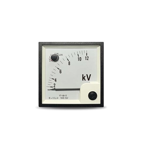 YT96-3 التيار المتناوب الجهد العالي الفولتميتر 12kV 10/0.1kV نوع الكهرومغناطيسي مع أداة تغيير التبديل 1 قطعة in Kuwait