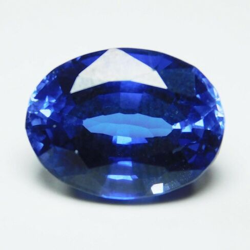 Oval Cut Ring Size 10 Ct Natural Ceylon Blue Sapphire Loose Gemstone CERTIFIED in Kuwait