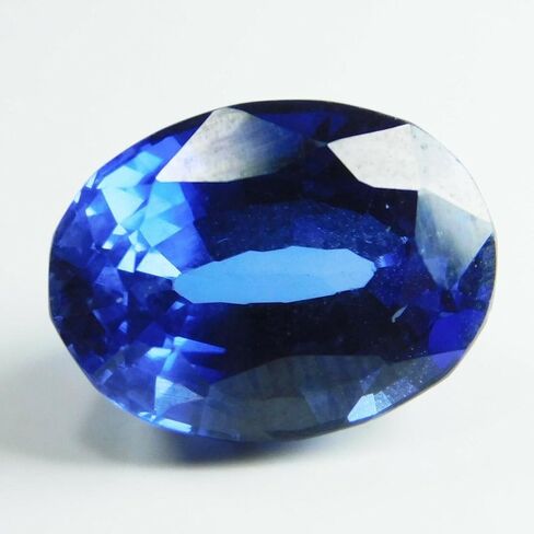 Oval Cut Ring Size 10 Ct Natural Ceylon Blue Sapphire Loose Gemstone CERTIFIED in Kuwait