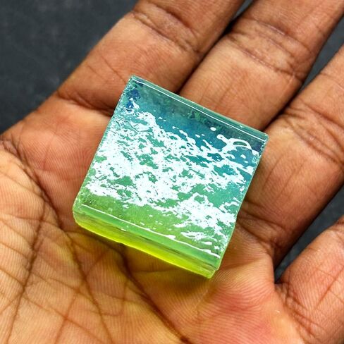 Lab Created 216.45 Ct Opalite Uncut Rough Synthetic Opal Gem Certified in Kuwait