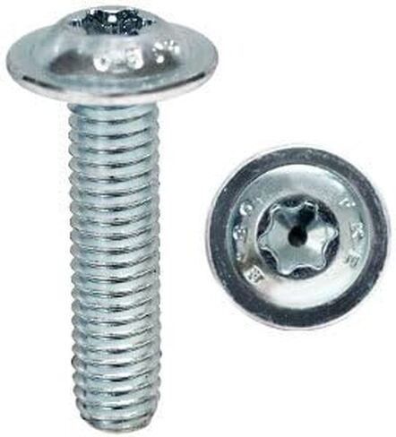 (12 قطعة) مسمار آلة متري BelMetric M8X16 Torx ISO 7380-2 مع محرك TX-40 فولاذ مطلي بالزنك SBF8X16CLZ in Kuwait