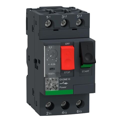 New GV2ME10 Motor Protection Circuit Breakers 4-6.3A Manual Starter and Protector GV2ME Screw clamp in Kuwait